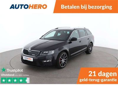 tweedehands Skoda Octavia Combi 2.0 TSI RS 220PK | EX56382 | Navi | Bi-Xenon