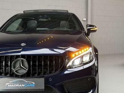 Occasion Mercedes C250 Prestige 211 PK (155 kW) 2017 Blauw Coupé