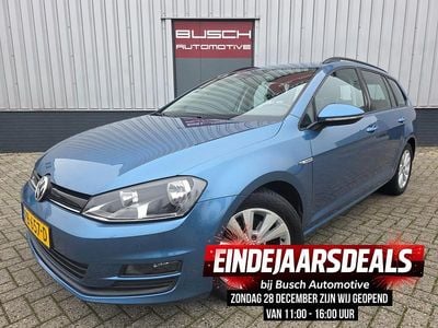 Blauw Gebruikt 2017 VW Golf VII Comfortline Stationwagen | € 10.995 (Eerlijke prijs)
