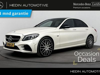 Wit Occasion 2021 Mercedes C300e Business Sedan | € 32.900 (Eerlijke prijs)