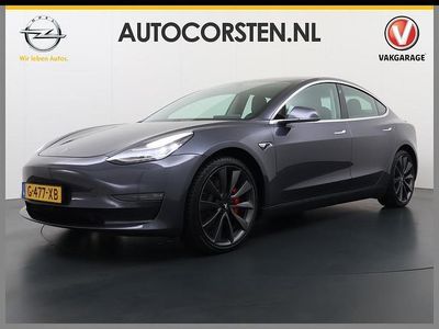 Grijs Occasion 2019 Tesla Model 3 Performance Sedan | € 21.395 (Eerlijke prijs)