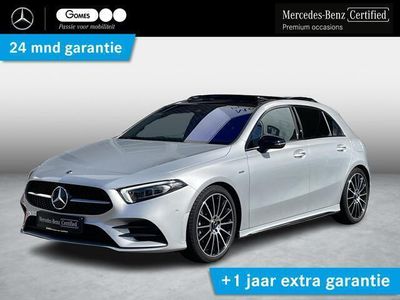 tweedehands Mercedes A180 Business Solution Plus AMG | Nightpakket | Panoramadak | Achteruitrijcamera | Memorystoelen Verwarmd | Sfeerverlichting