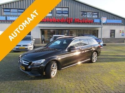 Zwart (metallic) Occasion 2015 Mercedes C350e Stationwagen | € 10.489 (Eerlijke prijs)