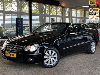 tweedehands Mercedes 200 CLK-KLASSE CabrioletK. Elegance|Aut|Cabrio|Leder|Topstaat|Airco|Rijdt en schakelt perfect