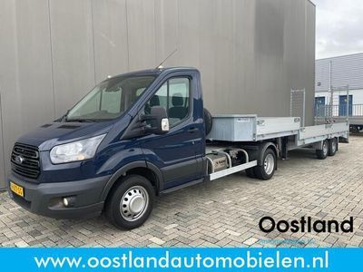 tweedehands Ford Transit 350 2.0 TDCI 170 PK BE Combinatie Kuiper semi dieplader 2021 met 3.570 KG Laadvermogen / Euro 6 / Airco / Cruise Control / 32.551 KM !!