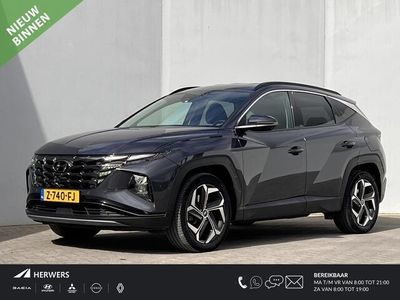 tweedehands Hyundai Tucson 1.6 T-GDI HEV Premium Automaat / 1650kg Trekgewicht / Camera 360° / Leder / Apple Carplay Android Auto /