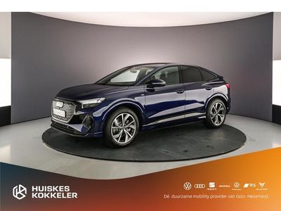 tweedehands Audi Q4 Sportback e-tron e-tron S edition 40 77 kWh | Matrix | Adaptive-cruise | Stoelverwarming | Smartphone-interface | Achterruitrijcamera | 20- inch |