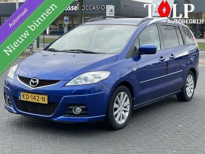 tweedehands Mazda 5 2.0 Touring Automaat 7 zits 2008 Leder Navi clima