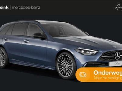 tweedehands Mercedes 200 C-KLASSE EstateLaunch Edition AMG Line | Onderweg | AMG | Panoramadak | Trekhaak | Memory stoelen |