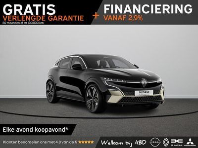 Nieuw Renault Megane E-Tech Iconic 161 kW (219 PK) 2026 Zwart SUV