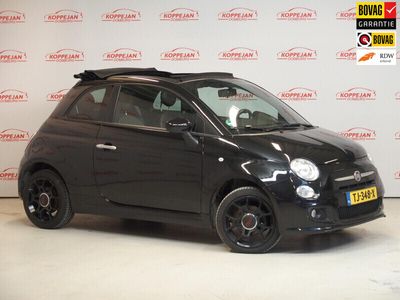 tweedehands Fiat 500C 500S 100PK , Parkeersensoren, Airco, Cabrio,