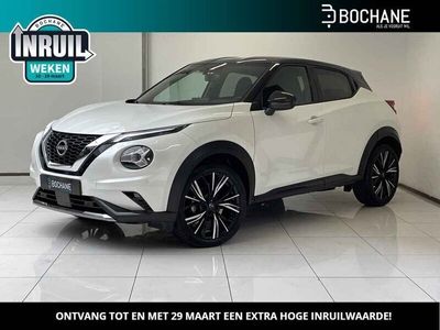 Pearl white / black Occasion 2023 Nissan Juke SUV | € 23.300 (Eerlijke prijs)