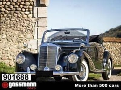 Zwartschwarz Occasion 1952 Mercedes 220 Cabriolet | € 125.000