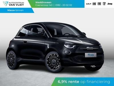 Zwart Nieuw 2025 Fiat 500e La Prima Cabriolet | € 30.990 (Goede deal)