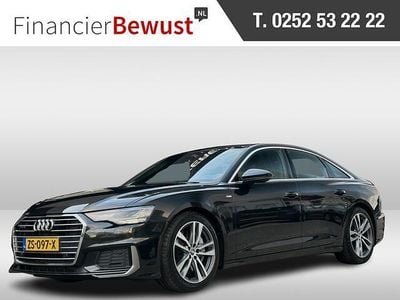 Zwart Gebruikt 2019 Audi A6 S-Line Sedan | € 17.450
