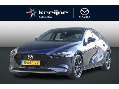 Blauw Gebruikt 2022 Mazda 3 Luxury Hatchback | € 23.425 (Iets duurder)