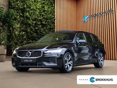 Occasion Volvo V60 R-Design 408 PK (300 kW) 2019 Zwart Stationwagen