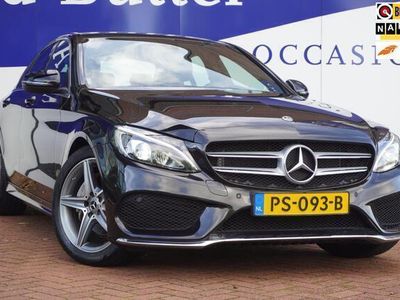 tweedehands Mercedes C180 Business Solution AMG Night +Navi+Camera+Xenon+Leder+18"Lmv =ZEER MOOI+ SUPER PRIJS !!