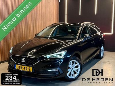 Zwart Gebruikt 2021 Seat Leon Business Stationwagen | € 17.500 (Eerlijke prijs)