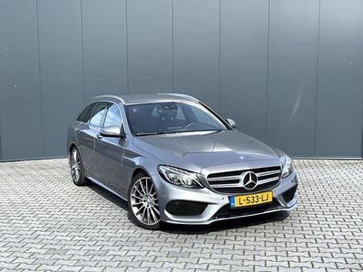 Grijs (metallic) Occasion 2015 Mercedes C200 AMG Edition 1 Stationwagen | € 24.950
