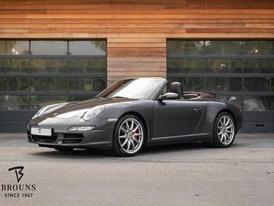 Occasion Porsche 911 Carrera 4S Cabriolet Chrono 355 PK (261 kW) 2007 Grijs (metallic) Cabriolet
