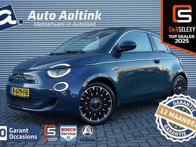 Occasion Fiat 500e La Prima 86 kW (118 PK) 2020 Groen Cabriolet