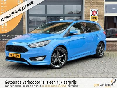 tweedehands Ford Focus WAGON 1.0 ECOBOOST 125PK ST-LINE SPORT NL-AUTO/ZEER MOOI!