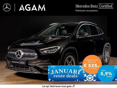 Zwart Occasion 2022 Mercedes GLA250 AMG line SUV | € 39.950 (Eerlijke prijs)