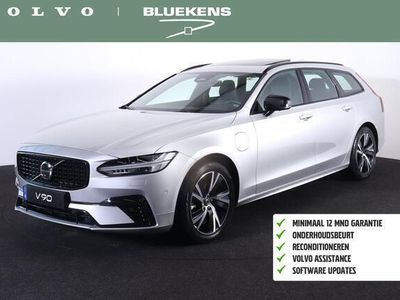 tweedehands Volvo V90 T6 AWD R-Design - Panorama/schuifdak - IntelliSafe Assist & Surround - 360º Camera - Harman/Kardon audio - Adaptieve LED koplampen - Verwarmde voorstoelen, stuur & achterbank - Parkeersensoren voor & achter - Elektr. bedienb. voorstoelen met geh