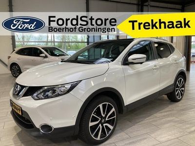 tweedehands Nissan Qashqai 1.2 115PK Tekna 100% onderhouden I Trekhaak I Pano I Full Options