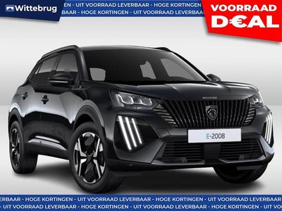 Nieuw Peugeot e-2008 Allure 114 kW (156 PK) 2025 Zwart SUV