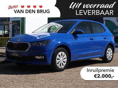 Blauw Nieuw 2026 Skoda Fabia Selection Hatchback | € 23.489 (Super prijs)