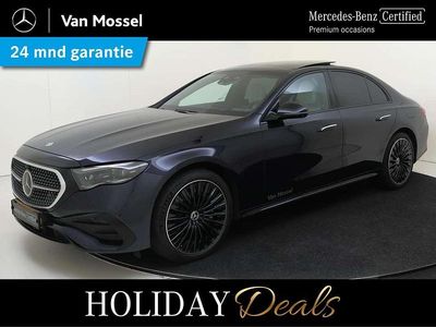 Occasion Mercedes E300 AMG line 313 PK (230 kW) 2025 Blauw Sedan