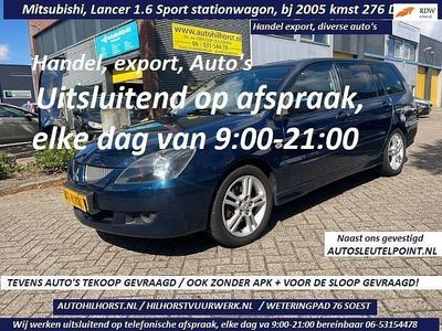 Blauw (metallic) Occasion 2005 Mitsubishi Lancer Stationwagen | € 850