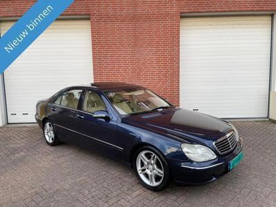 tweedehands Mercedes S500 S-KLASSELIMO/HELIOS NAPPA LEER/18"AMG/DAK/NAVI/NW.APK/NAP!