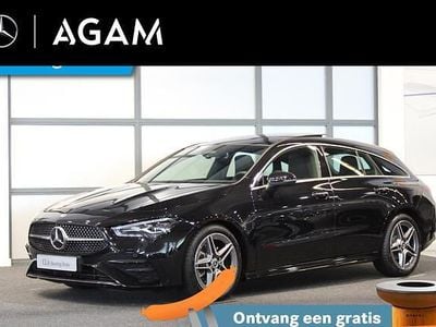 Zwart Gebruikt 2025 Mercedes CLA200 Shooting Brake AMG line Stationwagen | € 43.950