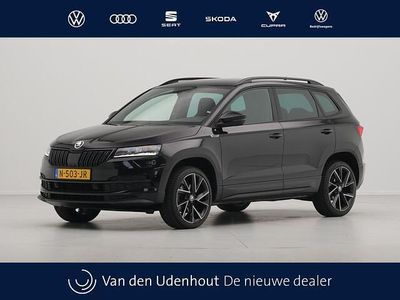 Zwart (metallic) Occasion 2021 Skoda Karoq SportLine SUV | € 26.440 (Eerlijke prijs)