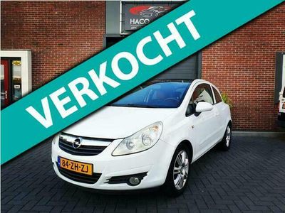 Occasion Opel Corsa Enjoy 80 PK (58 kW) 2008 Wit Hatchback