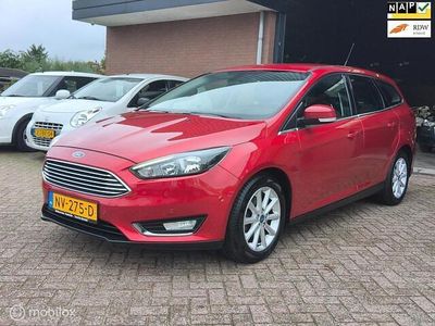 Occasion Ford Focus Titanium 125 PK (91 kW) 2017 Rood Stationwagen