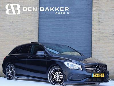 Zwart (metallic) Occasion 2019 Mercedes CLA180 Shooting Brake AMG line Stationwagen | € 19.900 (Goede deal)