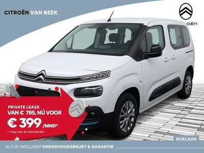 tweedehands Citroën e-Berlingo BERLINGOFeel 50 kWh | RIJKLAAR | Private Lease V.A. ¤ 399,- Per maand | Touchscreen Apple Carplay / Android auto | Full Electric