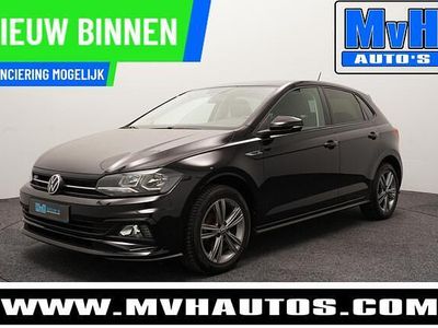 Zwart (metallic) Occasion 2021 VW Polo R-line Hatchback | € 16.699 (Eerlijke prijs)