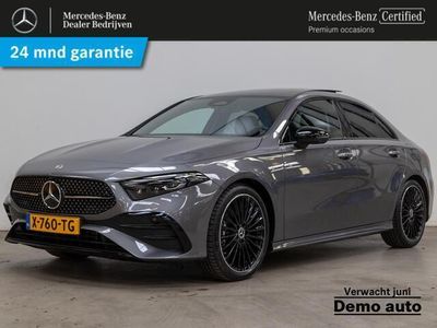 tweedehands Mercedes A180 Star Edition AMG Line Plus Panorama dak