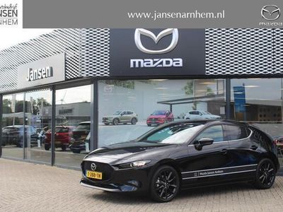 tweedehands Mazda 3 HB 2.0 e-SkyActiv-G 150 Homura , Demovoordeel ¤ 2.240,- , Navi, Apple Carplay, Clima, Adap. Cruise, LMV 18 Inch, Stoelverwarming, Camera, PDC, HUD