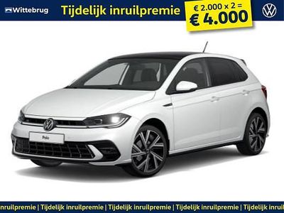 Wit Nieuw 2025 VW Polo R-line Hatchback | € 36.995 (Eerlijke prijs)
