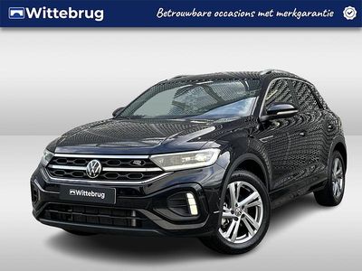Zwart Gebruikt 2025 VW T-Roc R-line SUV | € 36.950 (Eerlijke prijs)
