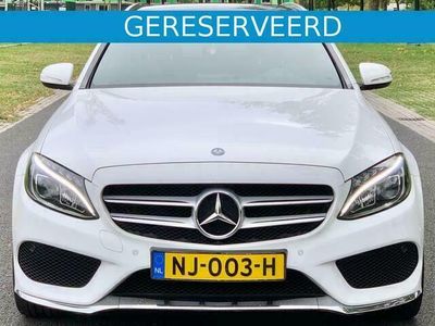 Occasion Mercedes C220 AMG line 218 PK (160 kW) 2015 Wit Stationwagen