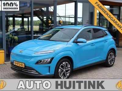Blauw Gebruikt 2021 Hyundai Kona Premium SUV | € 32.790