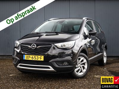 tweedehands Opel Crossland X 1.2 Turbo Innovation (111PK), 1ste-Eigenaar, Keurig-Onderh., Navigatie/Apple-Carplay/Android-Auto, Parkeersensoren, Cruise-Control, Lane-Assist, Airco, DAB, Keyless-Entry/Start, Licht-Zicht-Pakket, Privacy-Glas, NL-Auto