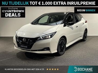 Twotone (pearl white/black) Gebruikt 2022 Nissan Leaf N-Connecta Hatchback | € 17.950 (Eerlijke prijs)